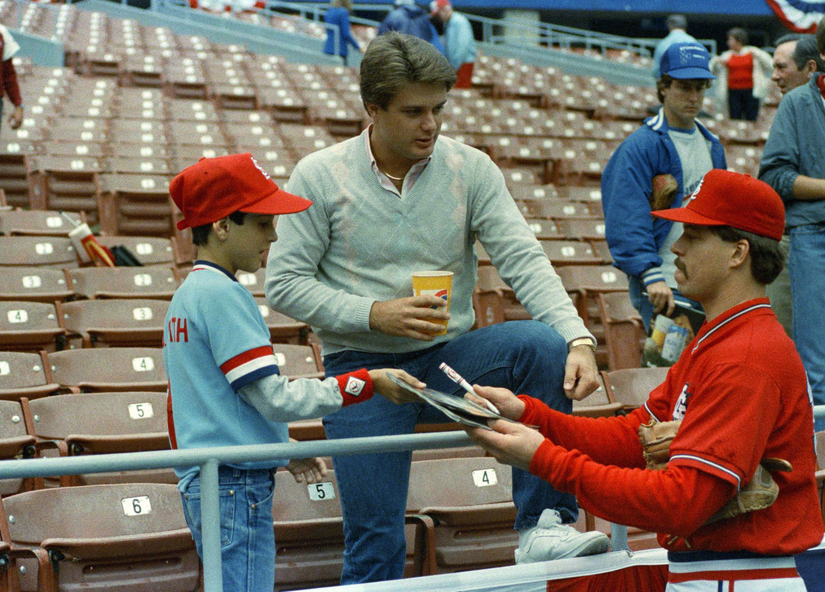 NL Playoffs Cardinals Dodgers 1985
